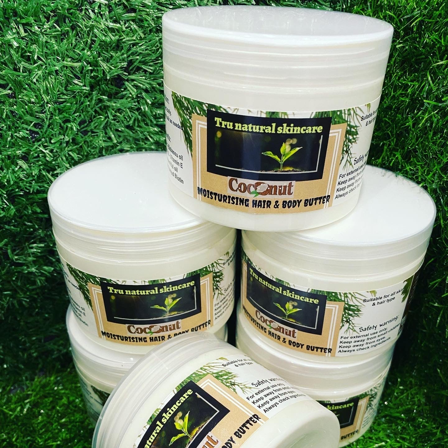 Coconut moisturising hair and body butter