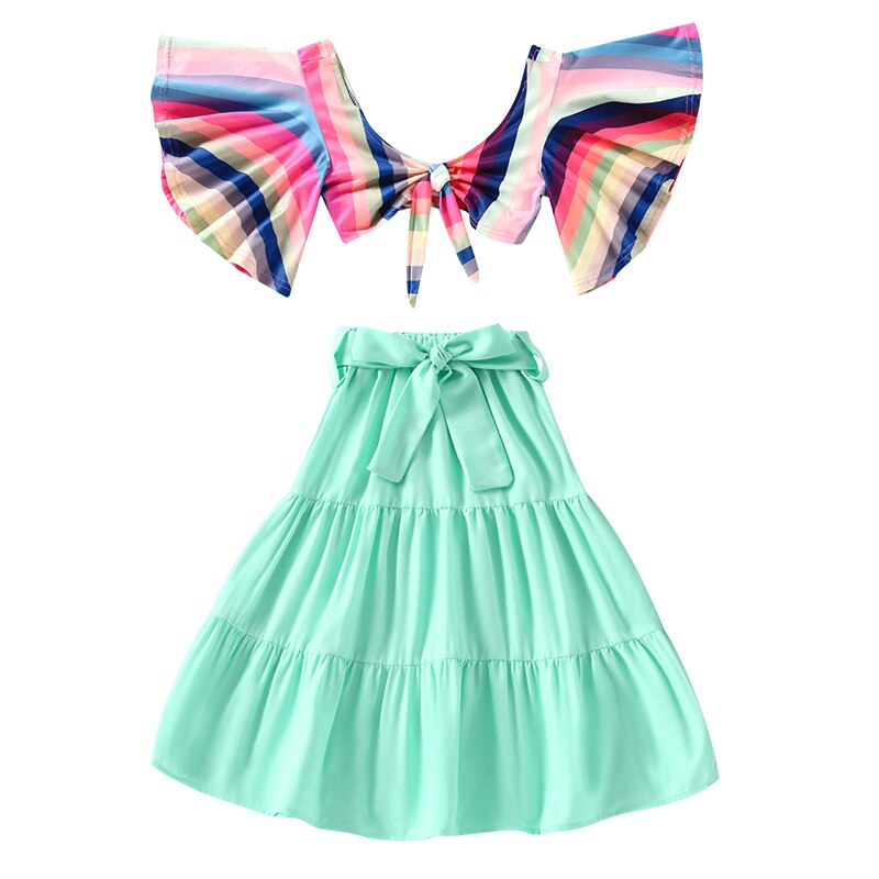 Fleur swing sleeves 2 piece set