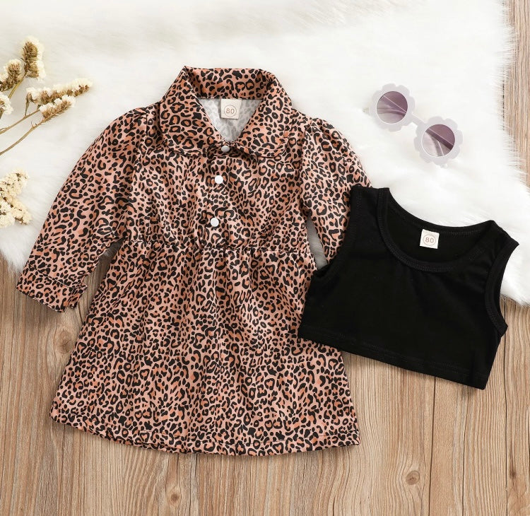 Kathy leopard dress