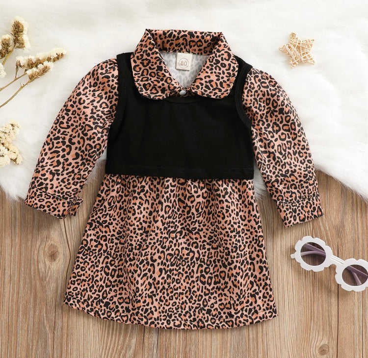 Kathy leopard dress