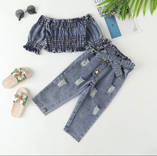 Eloise denim set.