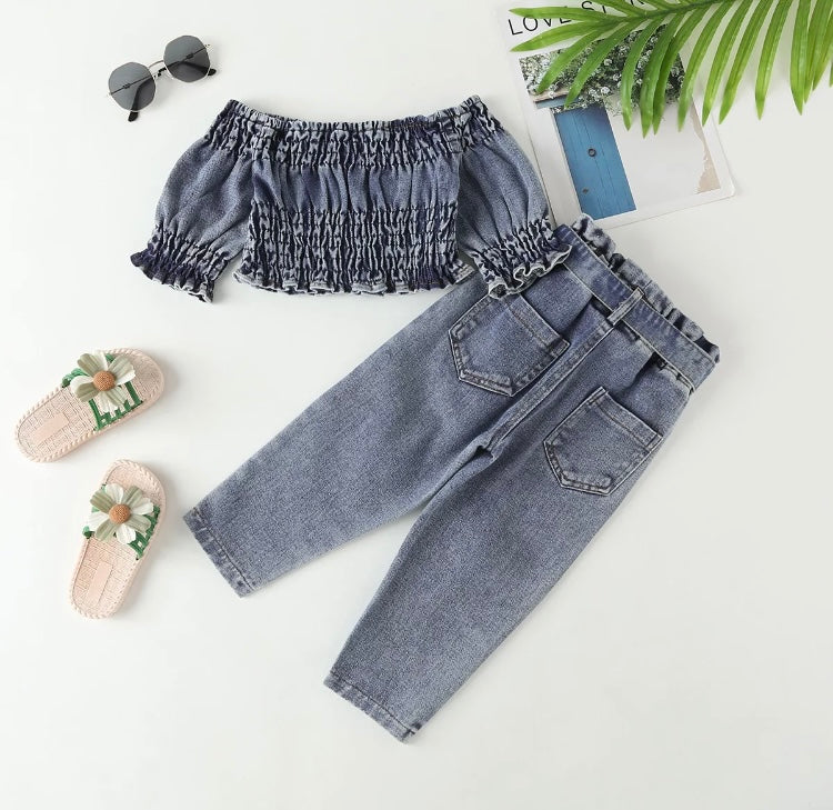 Eloise denim set.