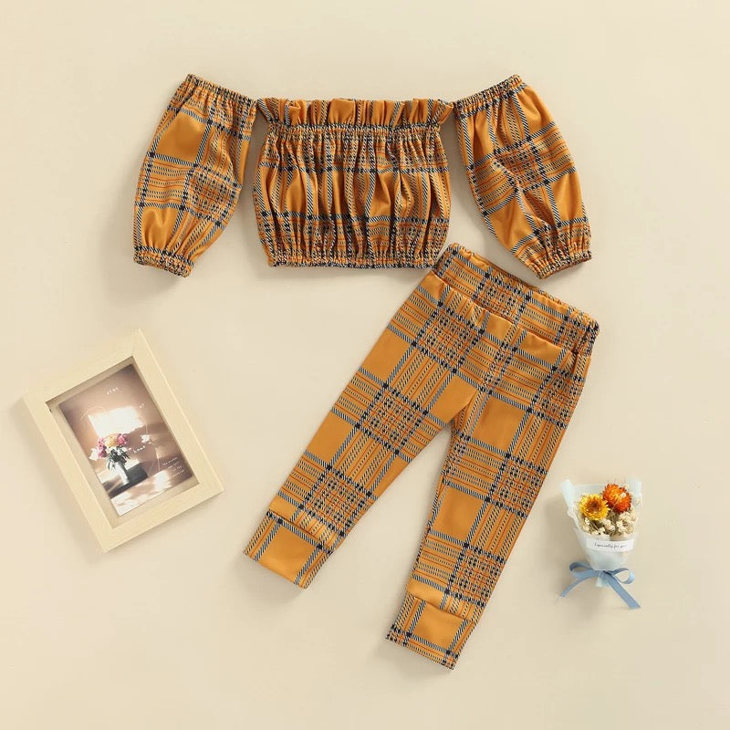 Sunshine plaid set