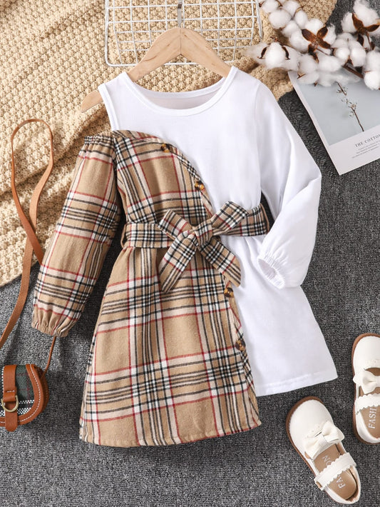 Bambi plaid dress