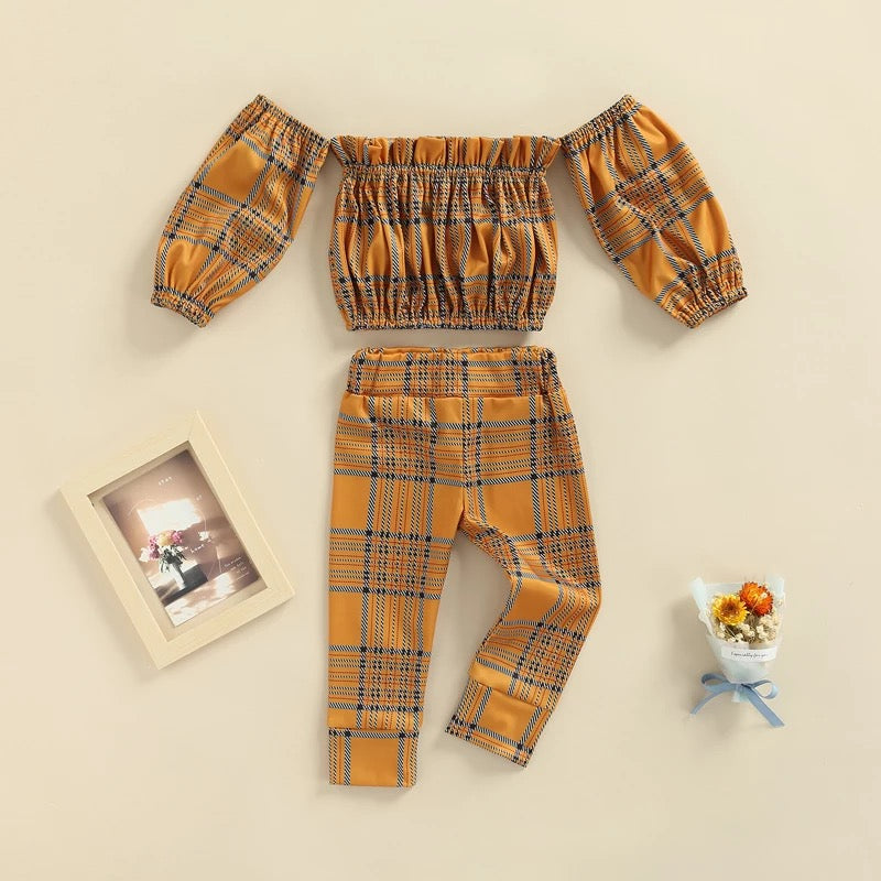 Sunshine plaid set